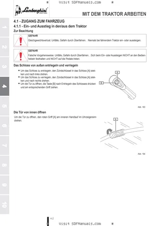 Betriebsanleitung: MACH 225 VRT → WSXDE00200LL50001 – sample manual page 1