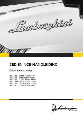Bedieningshandleiding: SPIRE S 80 → ZKDBM60200TL10001 – manual cover