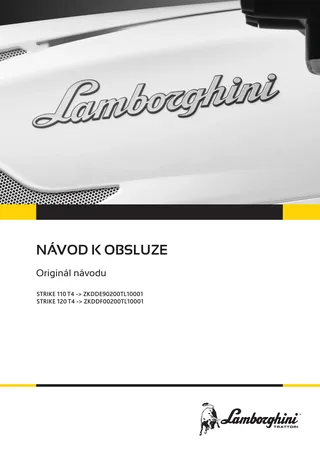 Návod k obsluze: STRIKE 110 T4 → ZKDDE90200TL10001 – manual cover
