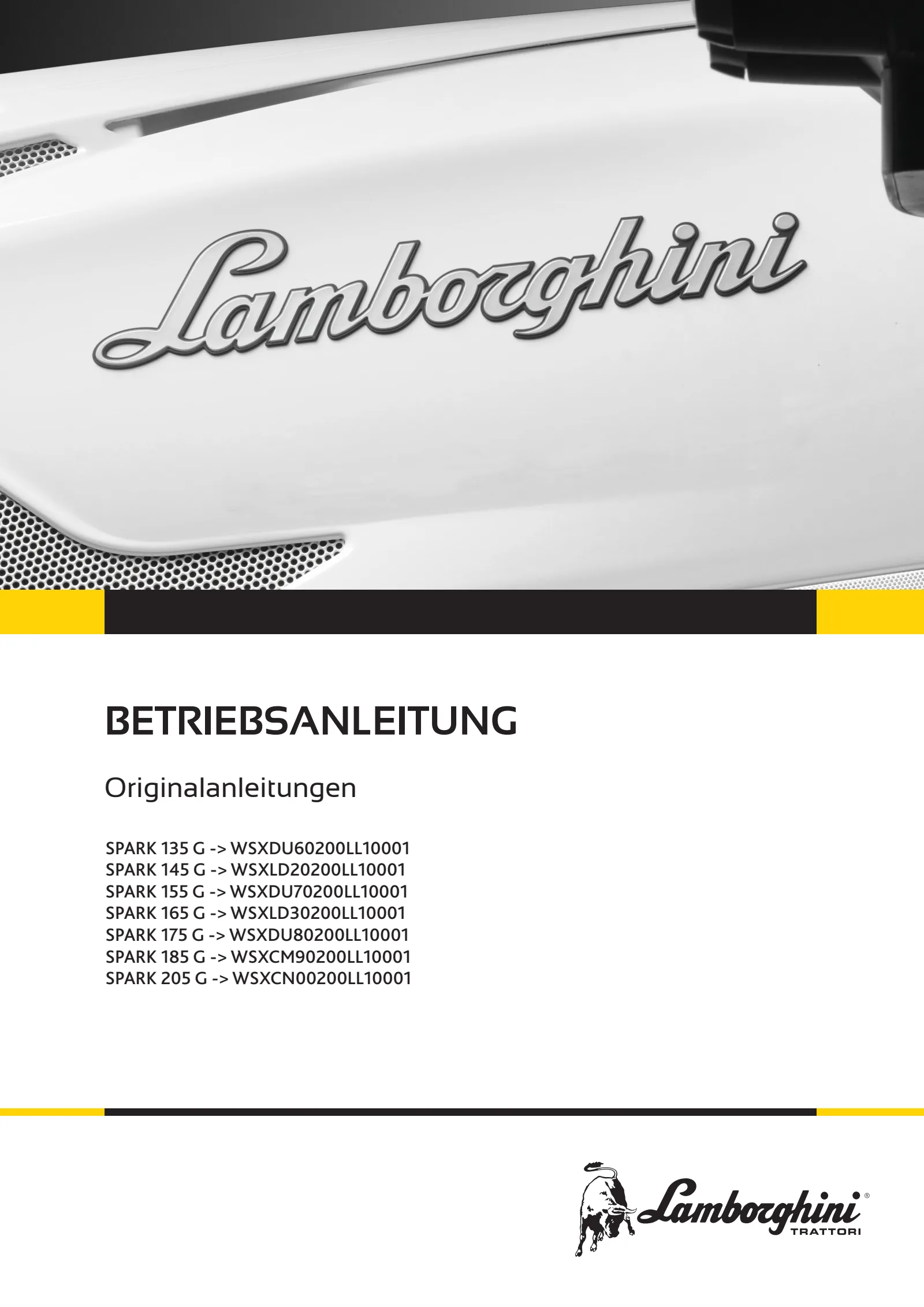 Betriebsanleitung: SPARK 135 G → WSXDU60200LL10001