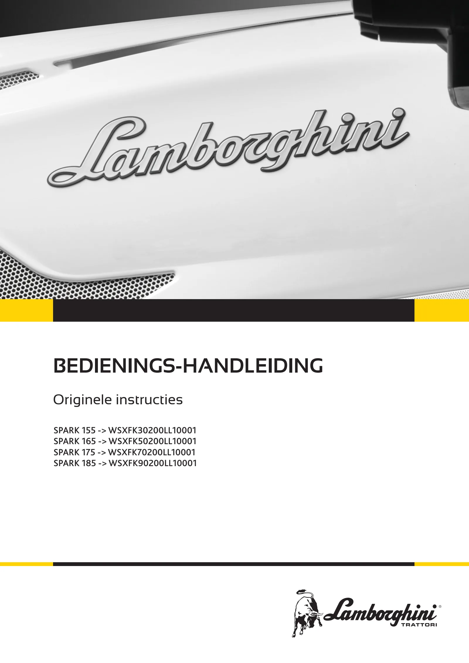 Bedieningshandleiding: SPARK 155 → WSXFK30200LL10001