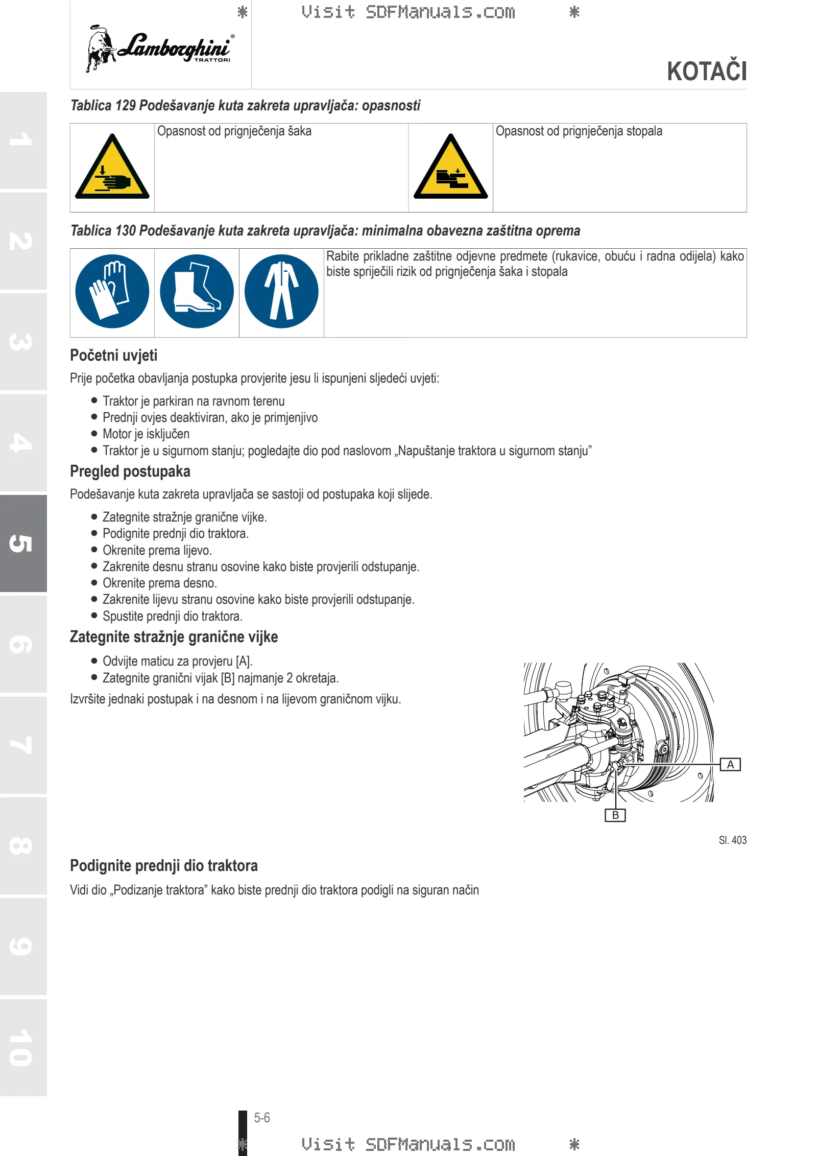 Priručnik za rukovatelja: MACH 230 VRT → WSXFT30200LL10001 – sample manual page 3