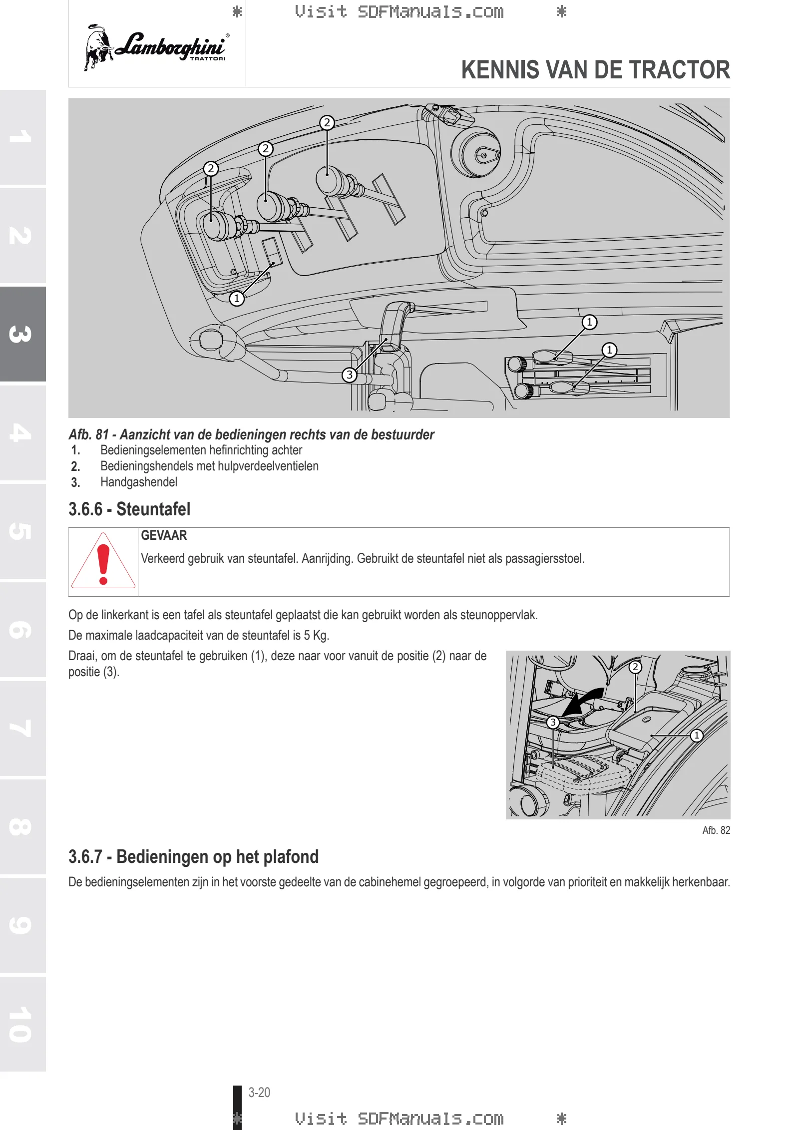 Bedieningshandleiding: SPIRE 50 TREND → NNZLF90200BL50001 – sample manual page 1