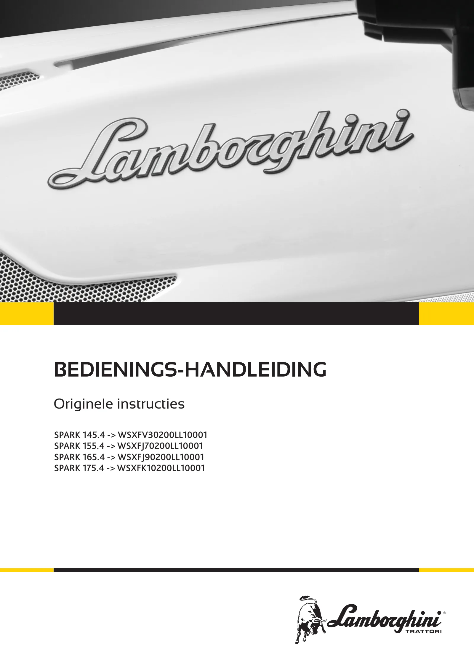 Bedieningshandleiding: SPARK 145.4 → WSXFV30200LL10001