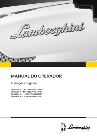 Manual do operador: CROSS 50 R → M1THB502V0RL10001 – manual cover