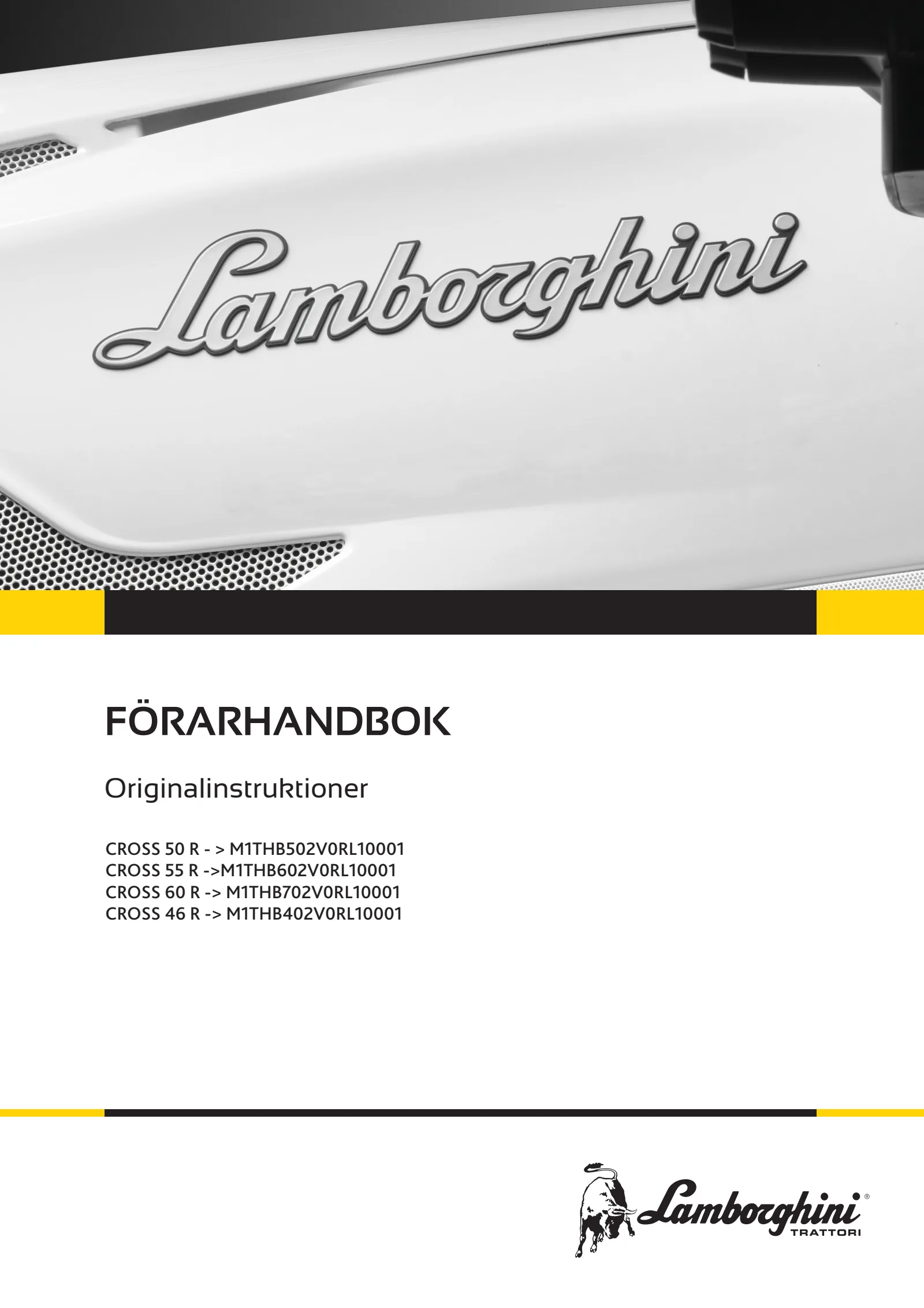 Förarhandbok: CROSS 50 R → M1THB502V0RL10001