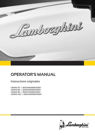 Manuel d'utilisation: CRONO 70 → ZKDGN90200RL50001 – manual cover
