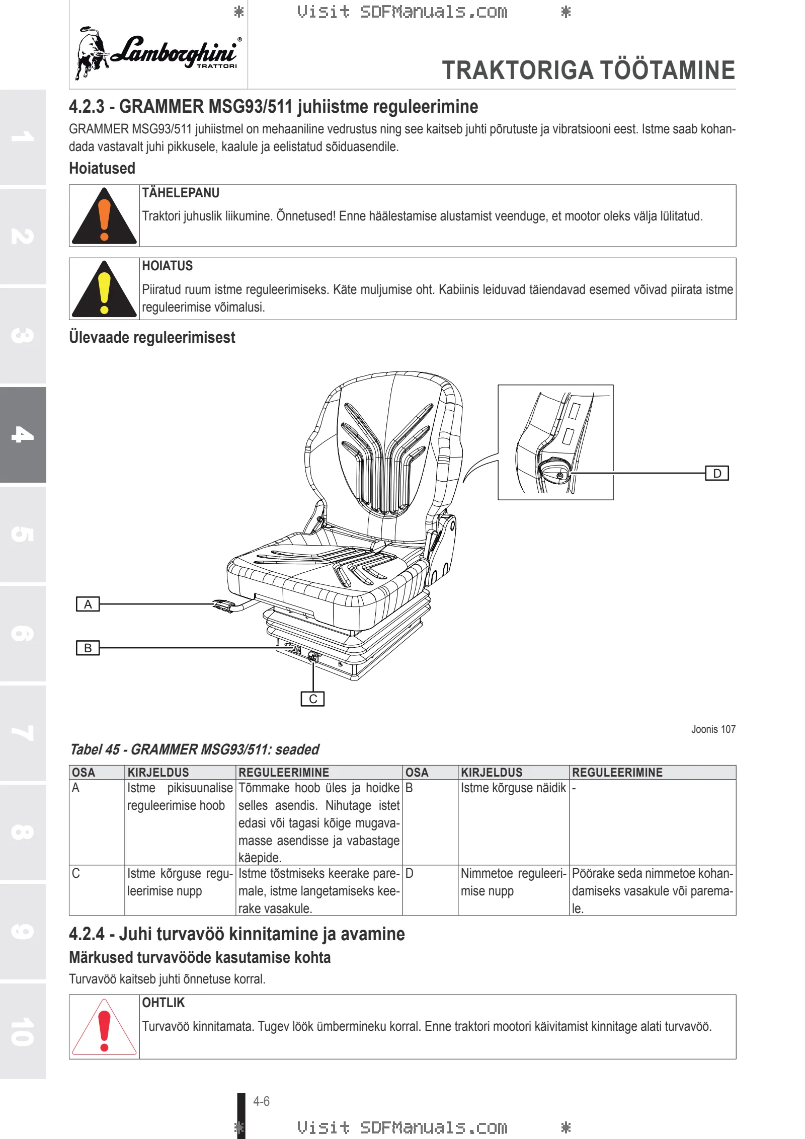 Kasutusjuhend: SPIRE 90 VRT → ZKDET40200TL50001 – sample manual page 1