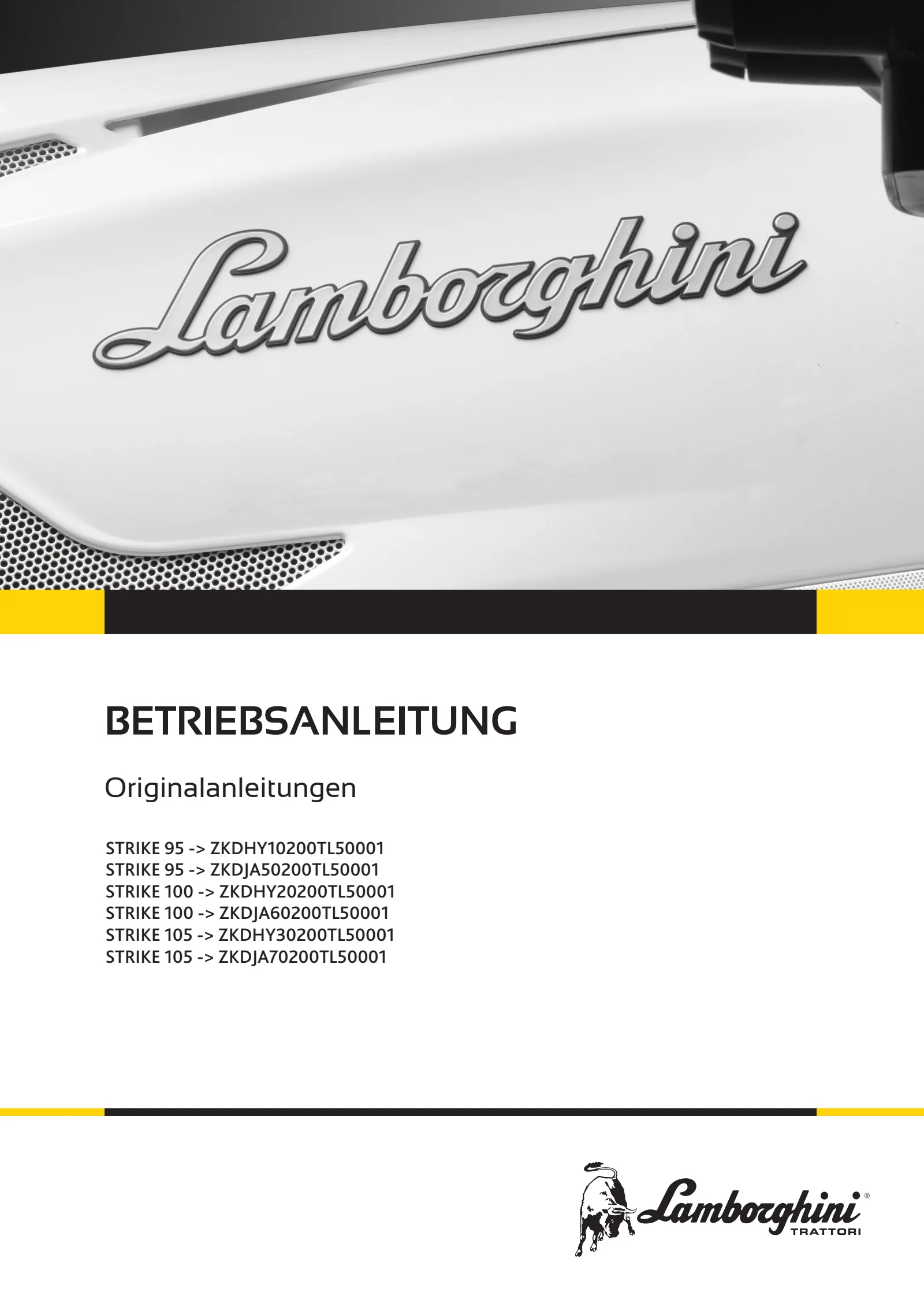 Betriebsanleitung: STRIKE 95 → ZKDHY10200TL50001