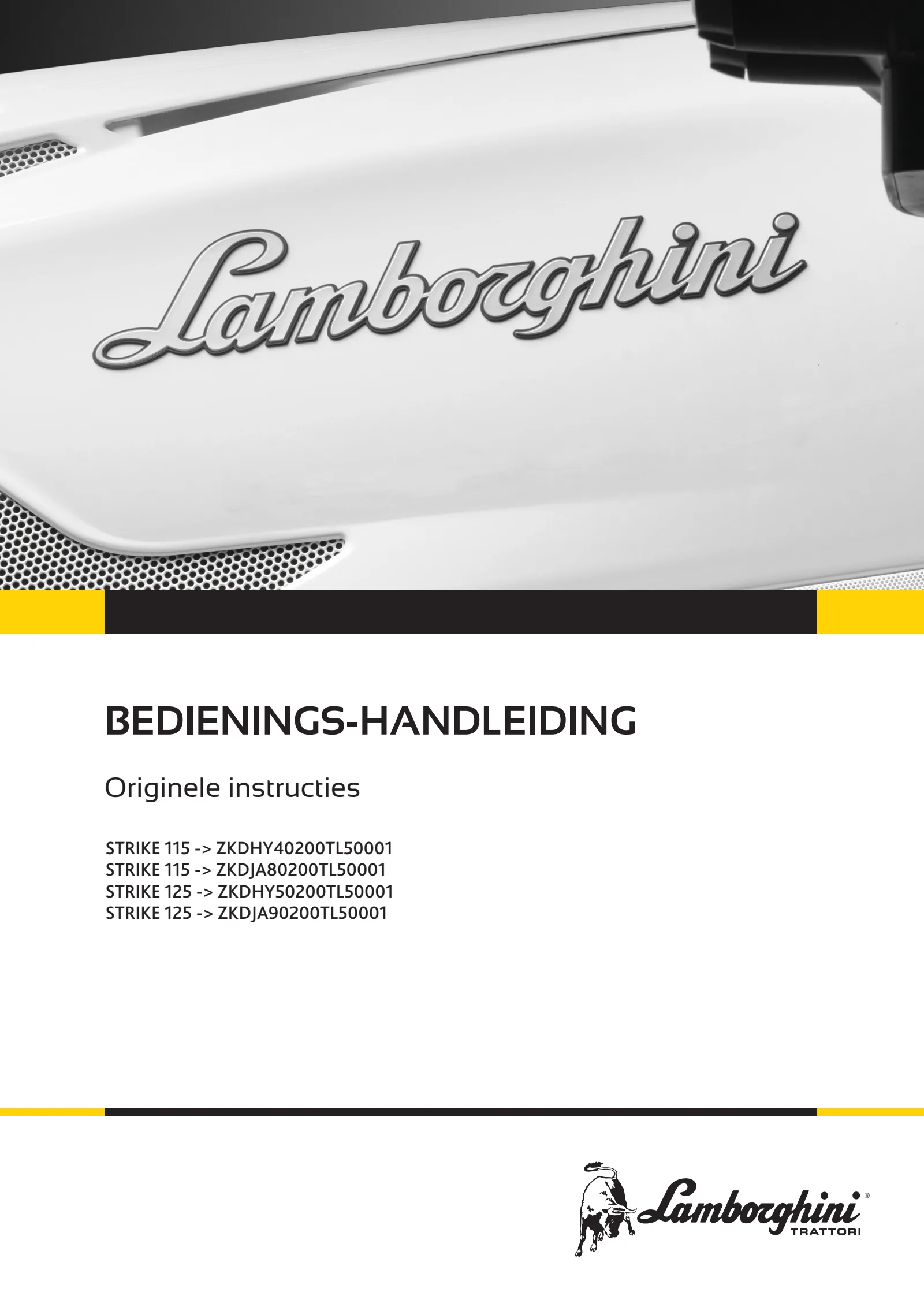 Bedieningshandleiding: STRIKE 115 → ZKDHY40200TL50001