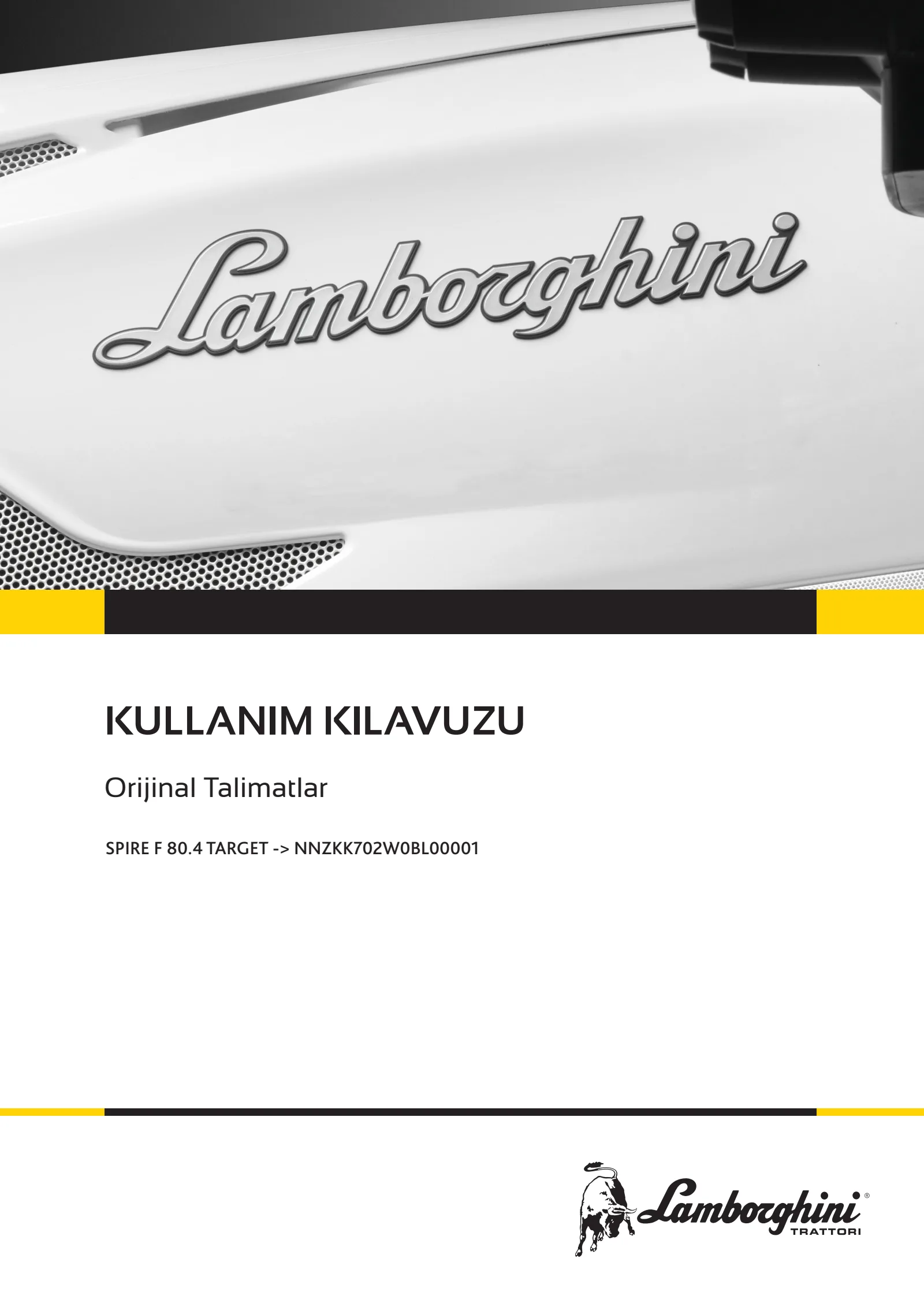 Kullanım Kılavuzu: SPIRE F 80.4 TARGET → NNZKK702W0BL00001 – manual cover