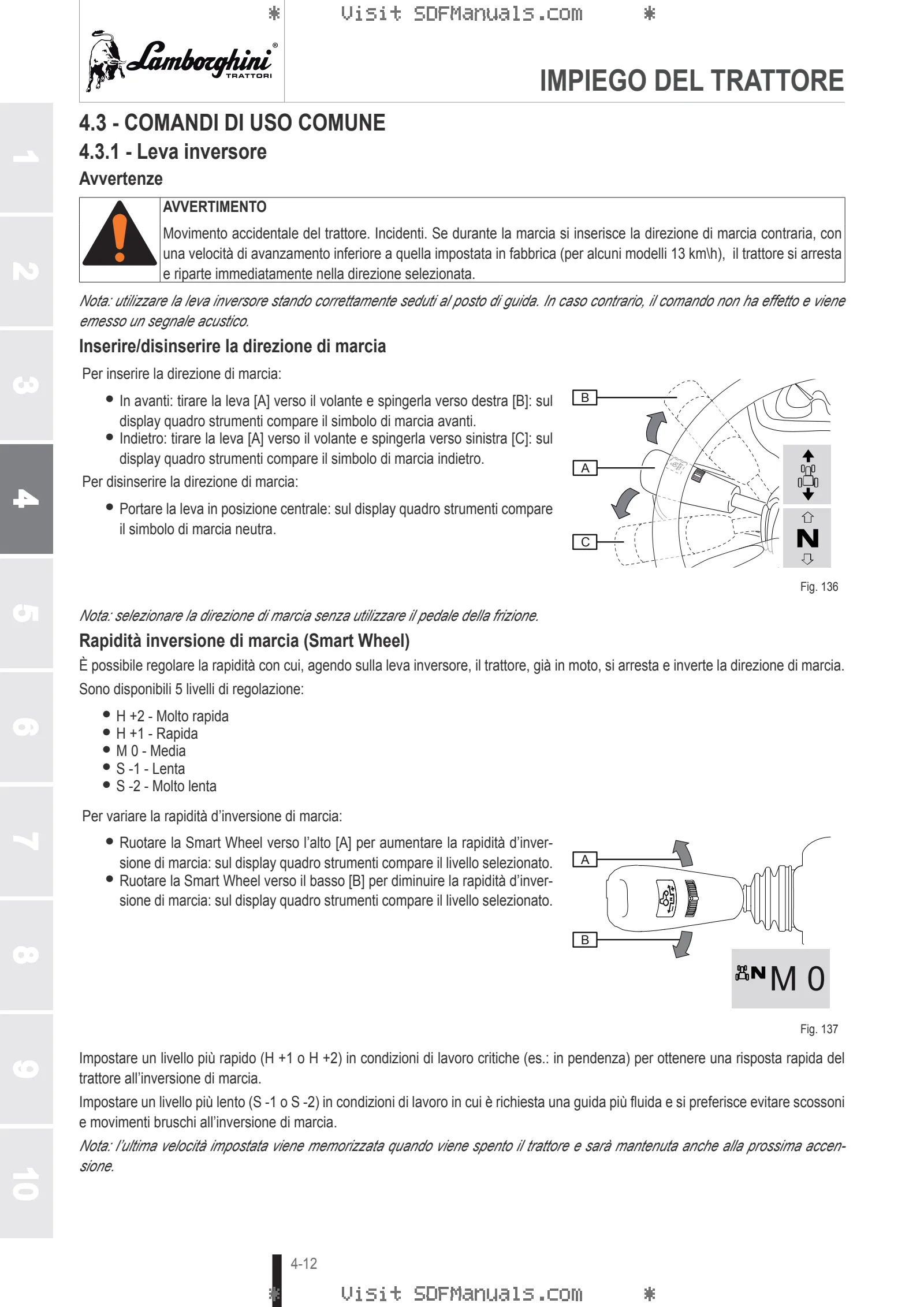 Manuale operatore: Spark R 115 → ZKDGV80200TL50001 – sample manual page 1
