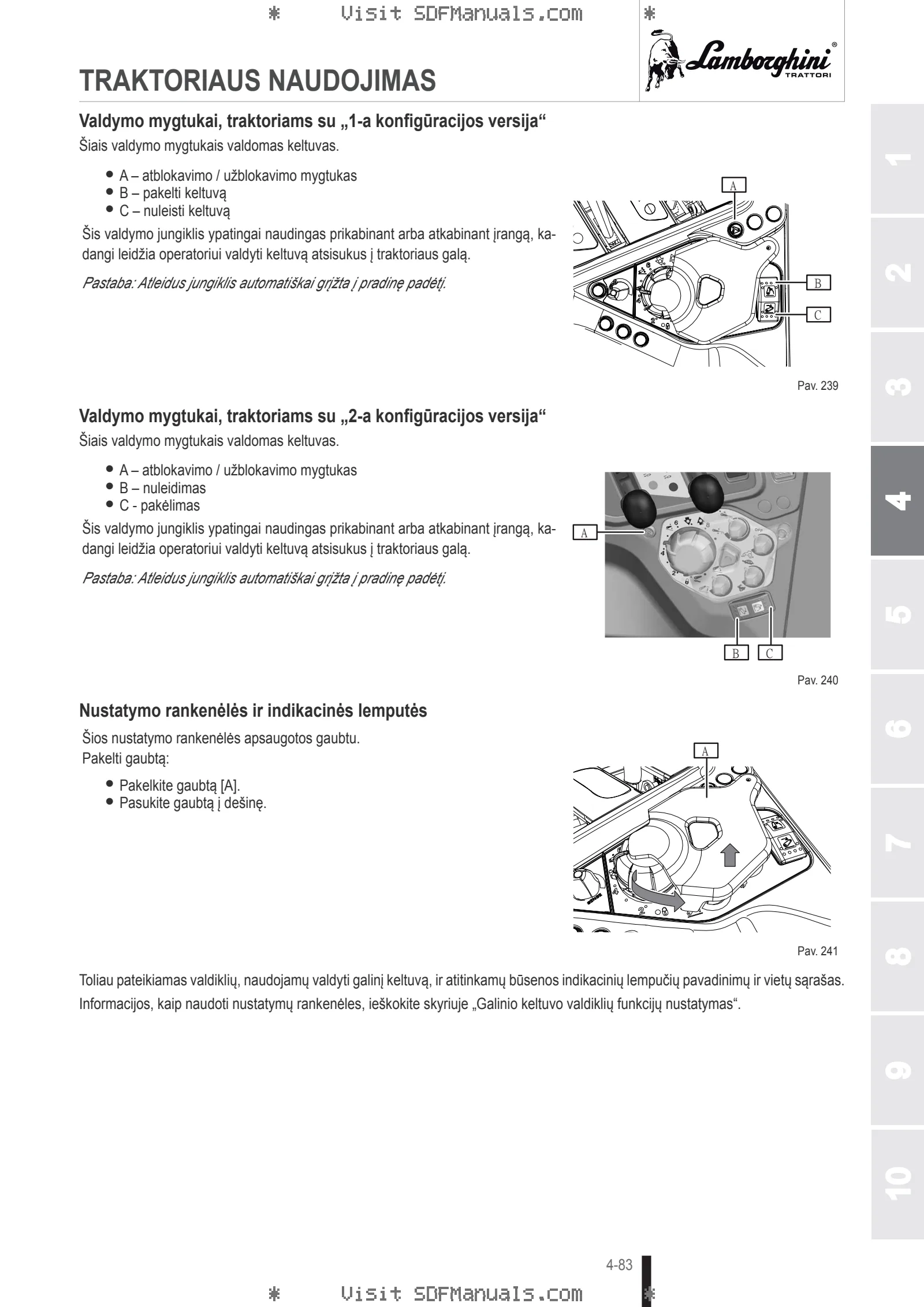 Operatoriaus vadovas: SPARK R 115 RVSHIFT → ZKDGX80200TL50001 – sample manual page 2
