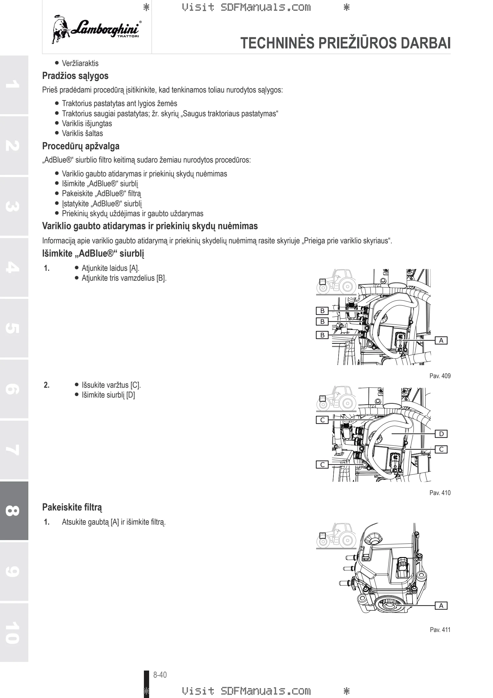 Operatoriaus vadovas: SPIRE V 90 → ZKDKZ50200TD50001 – sample manual page 4