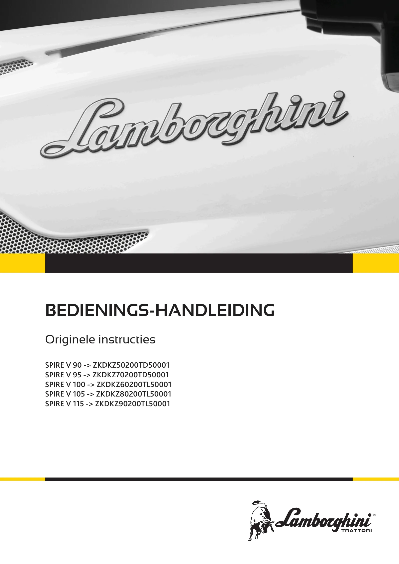 Bedieningshandleiding: SPIRE V 90 → ZKDKZ50200TD50001