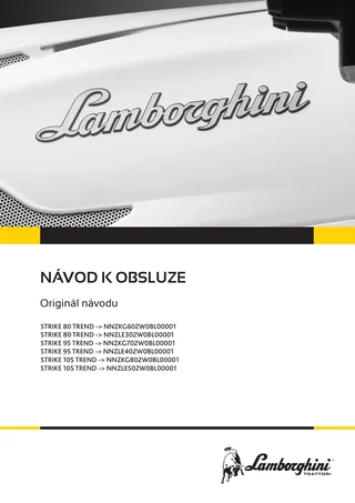 Návod k obsluze: STRIKE 80 TREND → NNZKG602W0BL00001 – manual cover