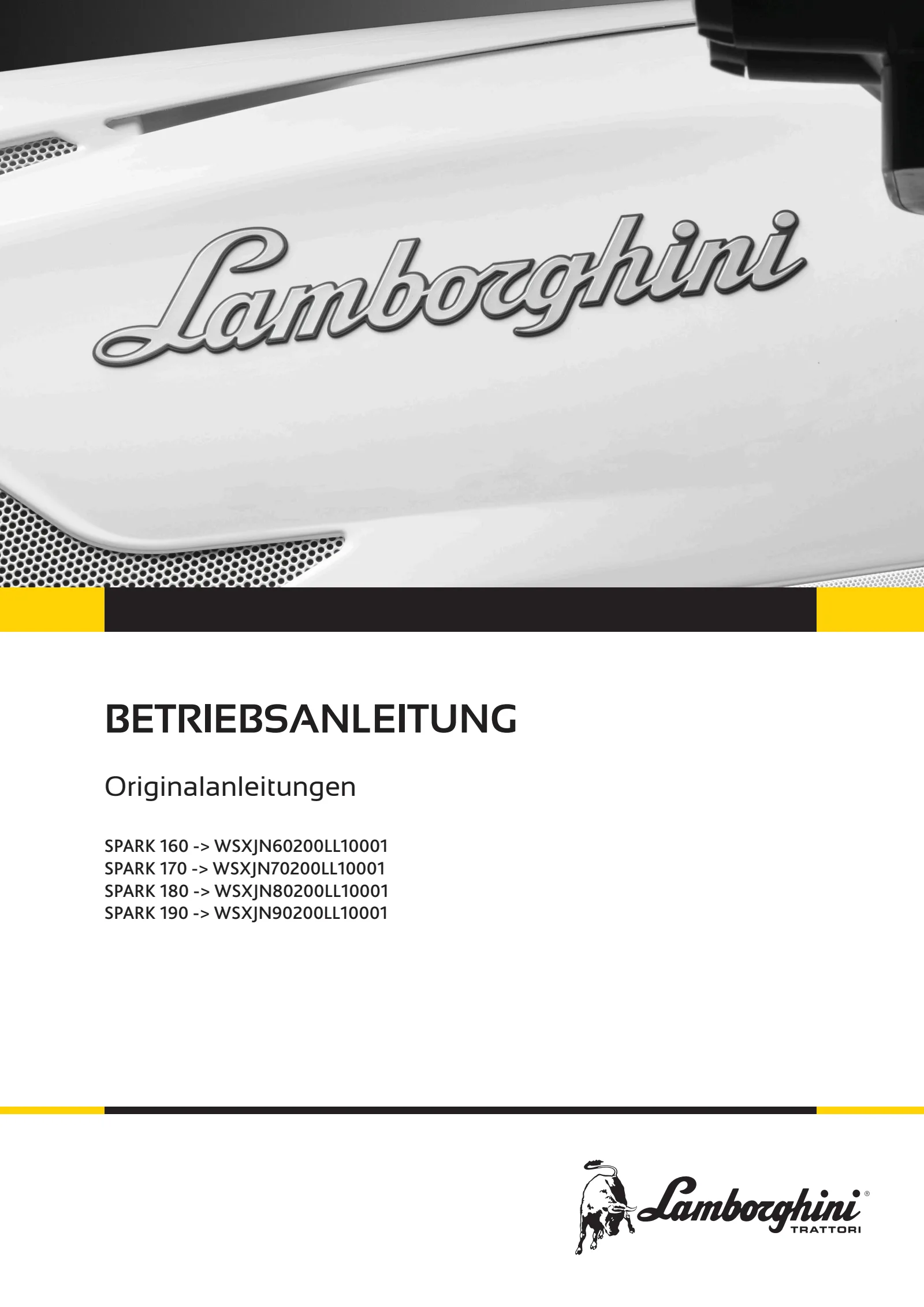 Betriebsanleitung: SPARK 160 → WSXJN60200LL10001