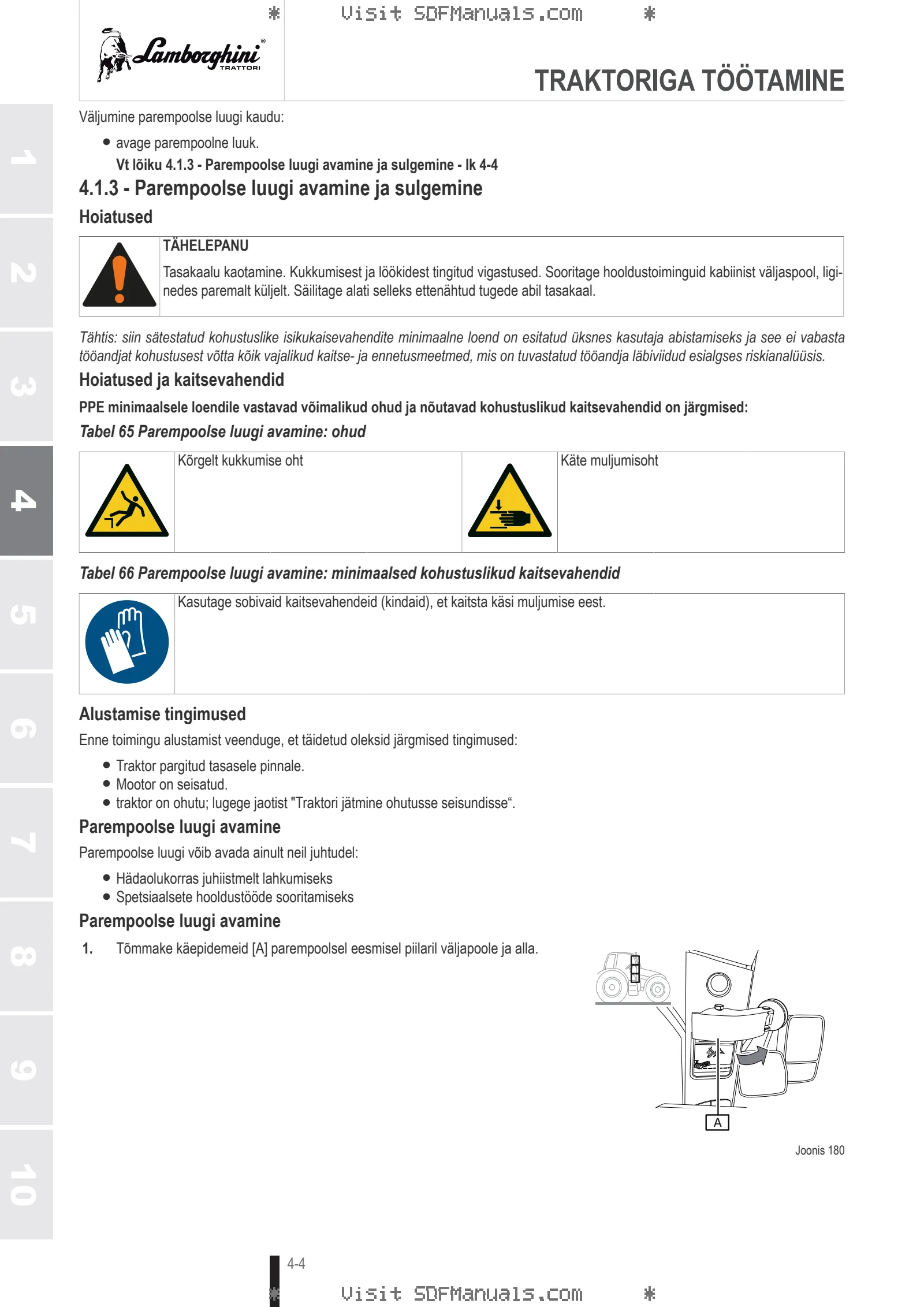 Kasutusjuhend: SPARK 160 → WSXJN60200LL10001 – sample manual page 1