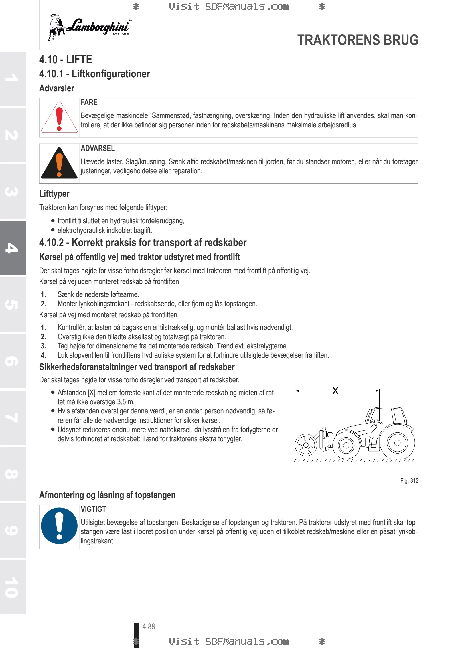 Betjeningshåndbog: SPARK 210 → WSXJP20200LL10001 – sample manual page 2