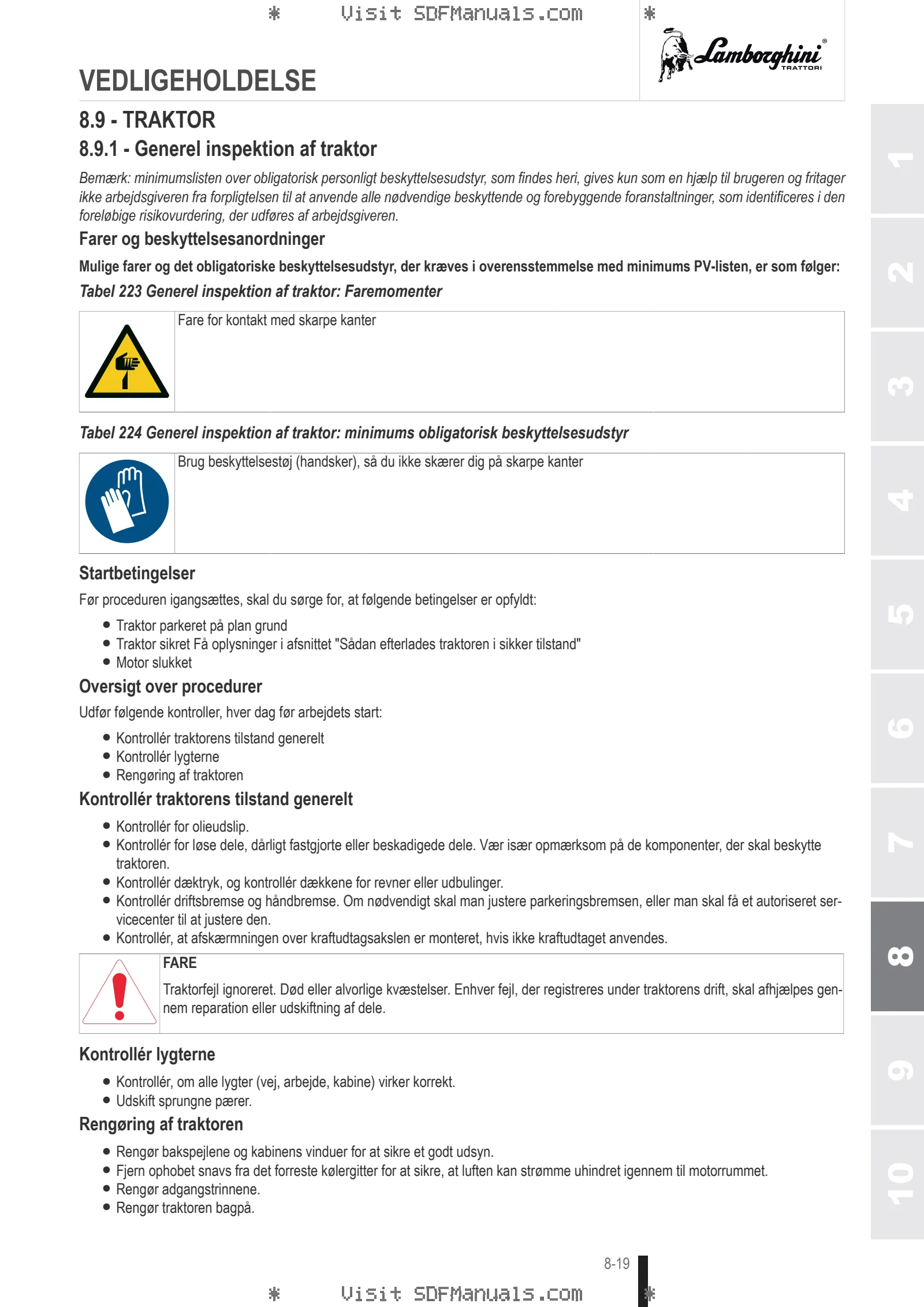Betjeningshåndbog: SPARK 210 → WSXJP20200LL10001 – sample manual page 4