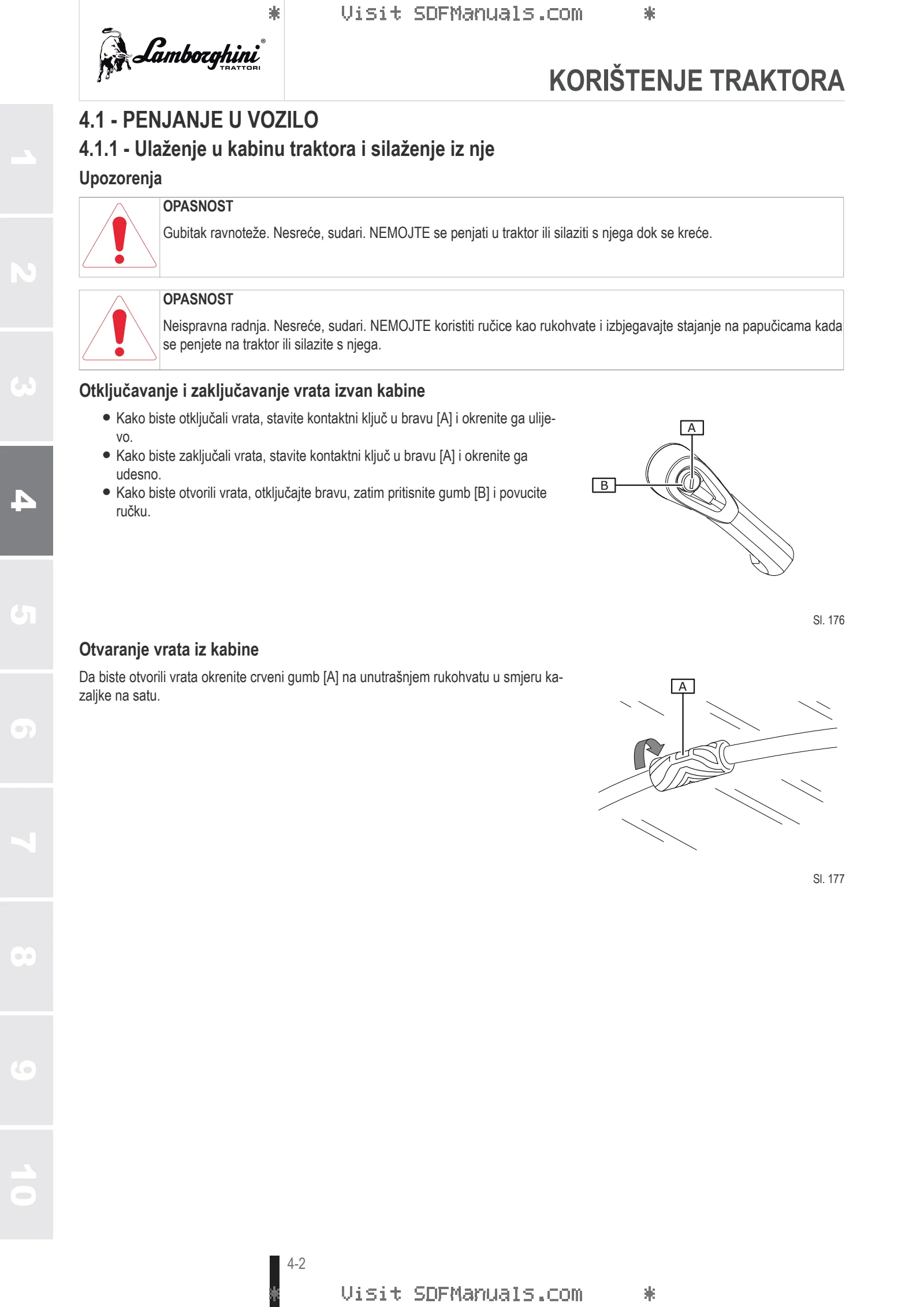 Priručnik za rukovatelja: SPARK 210 → WSXJP20200LL10001 – sample manual page 1