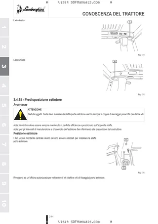 Manuale operatore: SPARK 210 → WSXJP20200LL10001 – sample manual page 1