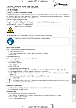 Manuale operatore: SPARK 210 → WSXJP20200LL10001 – sample manual page 4