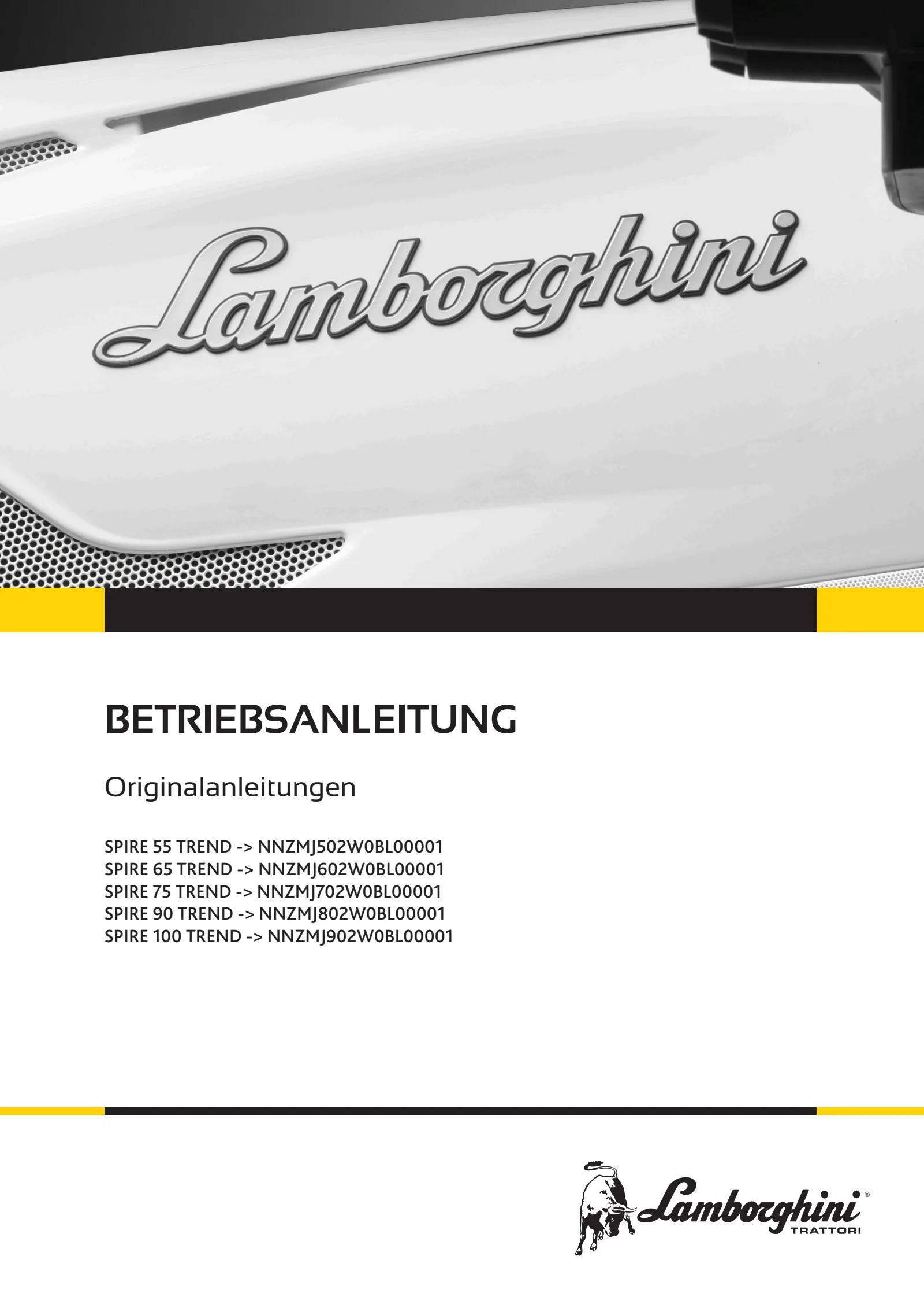 Betriebsanleitung: SPIRE 55 TREND → NNZMJ502W0BL00001