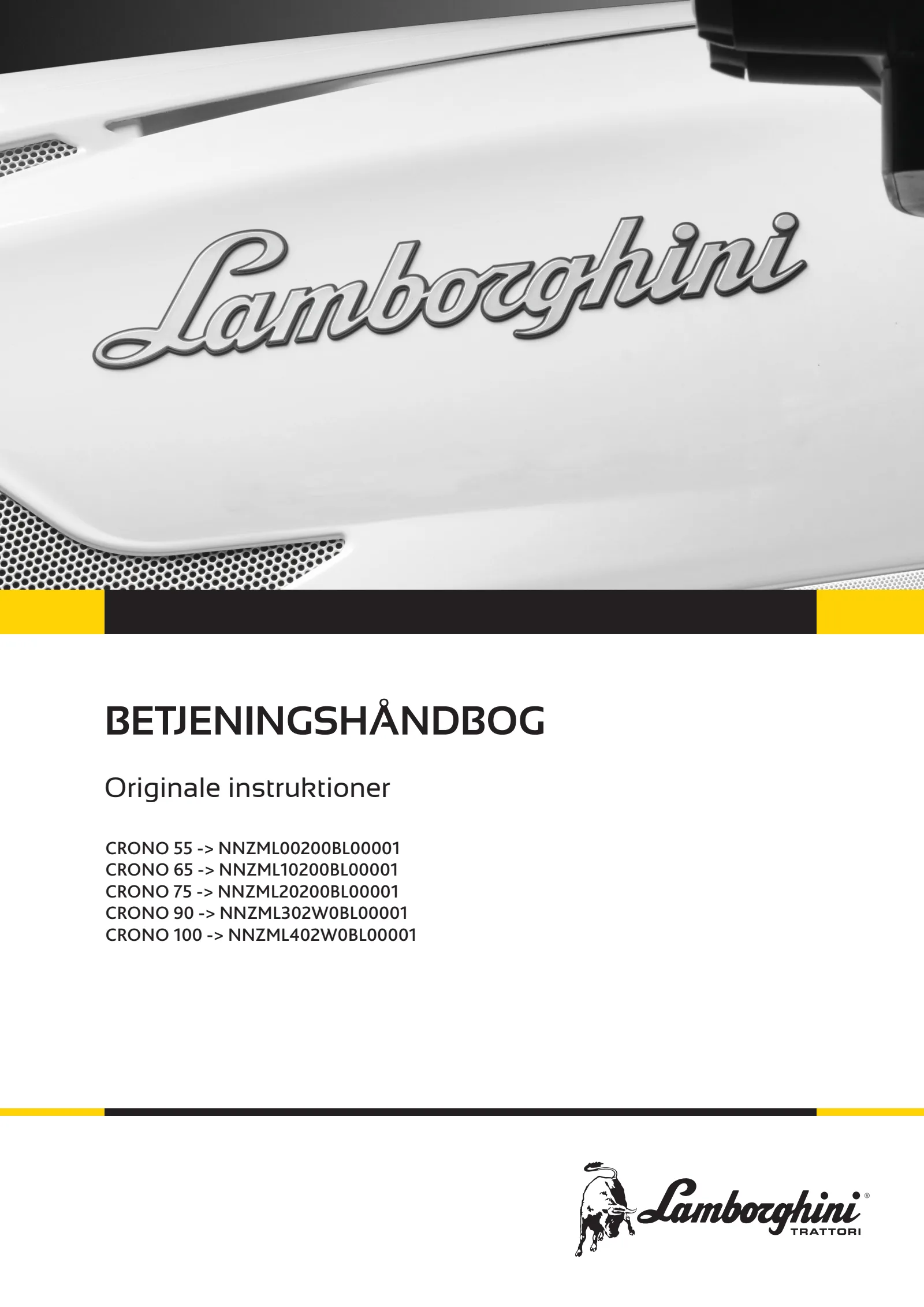 Betjeningshåndbog: CRONO 55 → NNZML00200BL00001