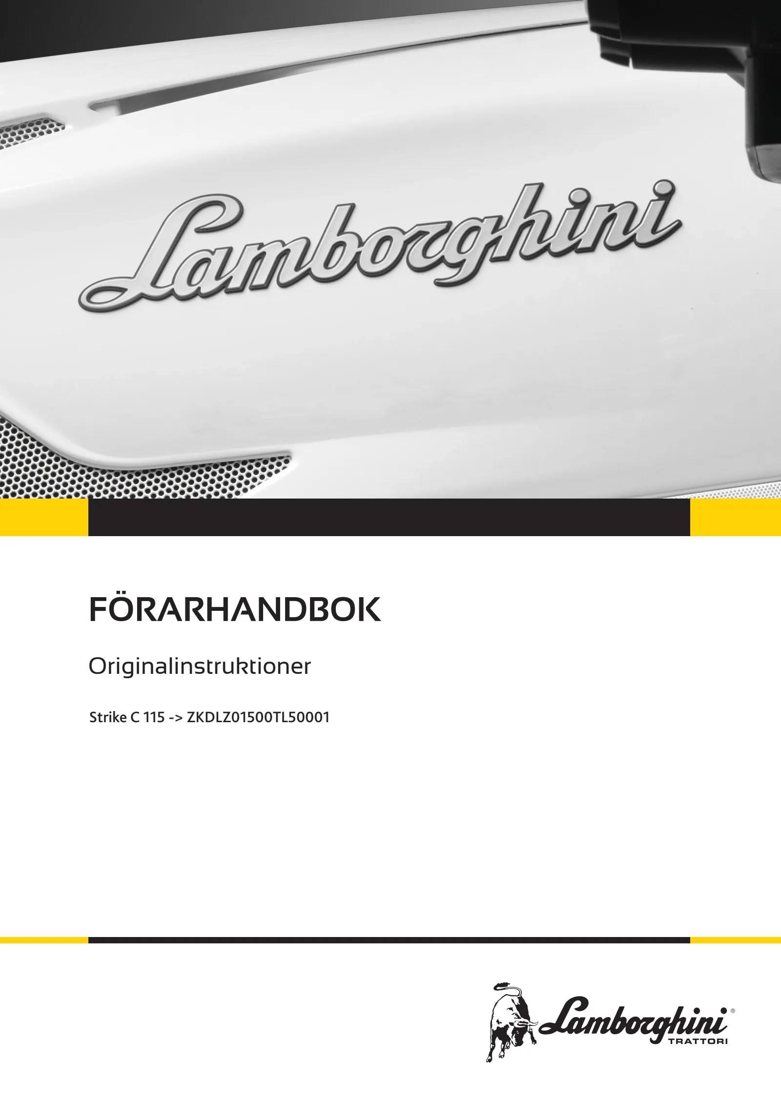 Förarhandbok: Strike C 115 → ZKDLZ01500TL50001