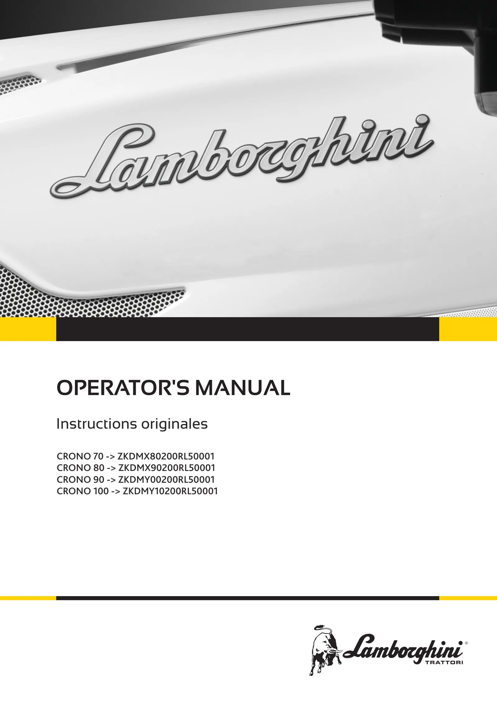 Manuel d'utilisation: CRONO 70 → ZKDMX80200RL50001 – manual cover
