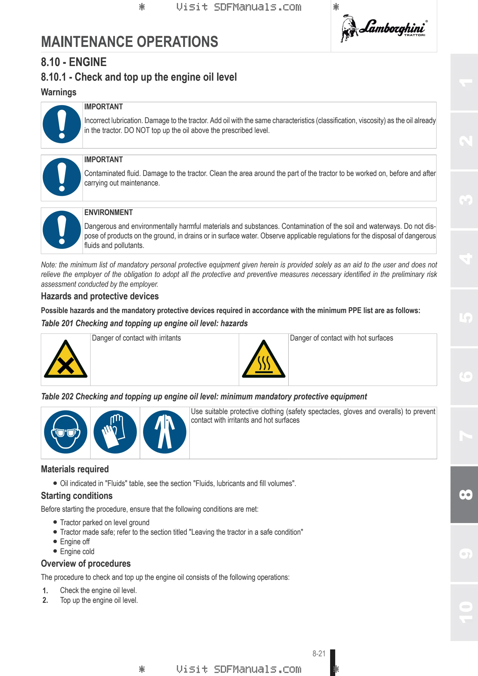 Operator's manual: SPARK R 115 RVSHIFT → ZKDNC20200TL50001 – sample manual page 4