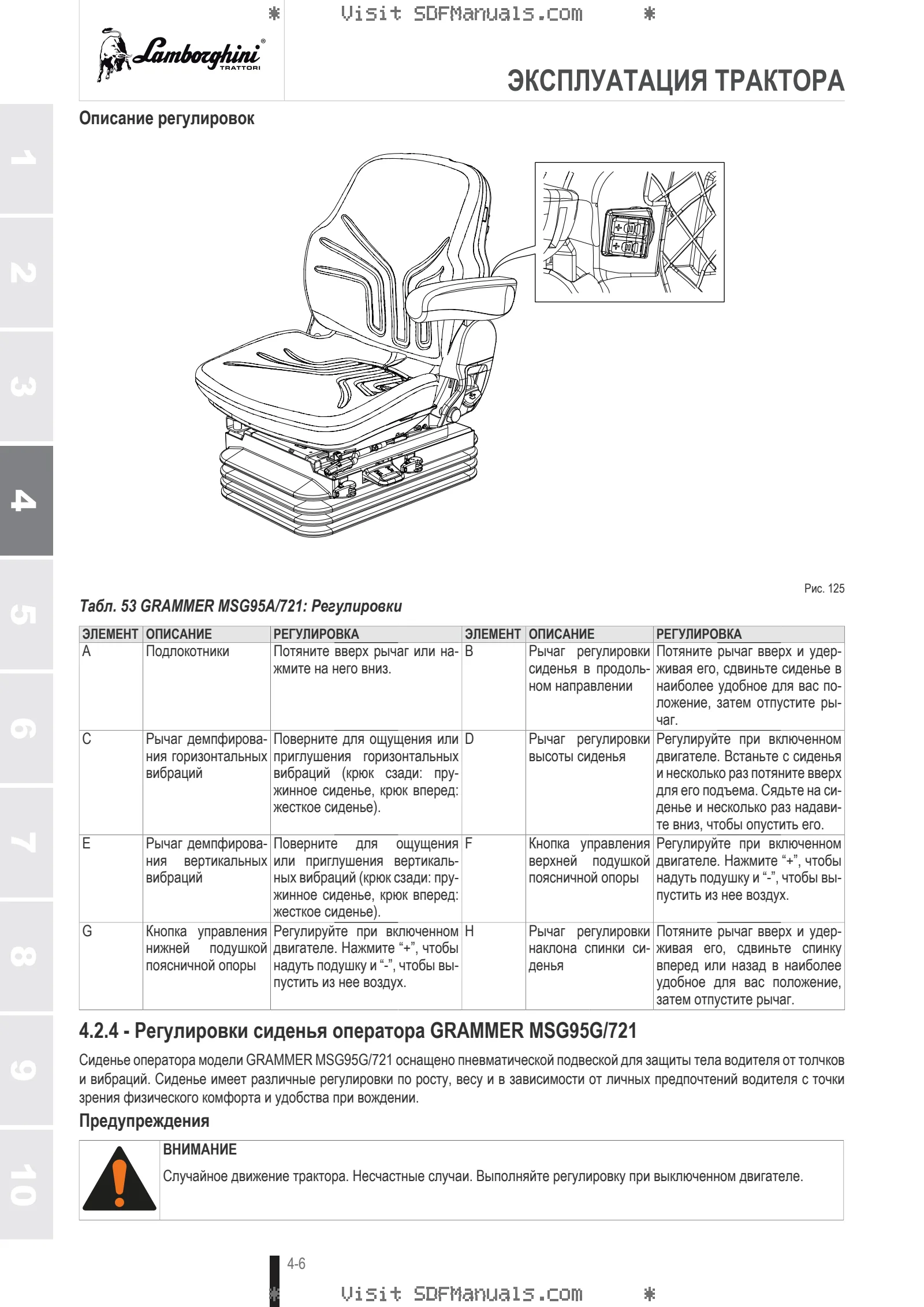 Руководство оператора: SPARK R 115 VRT → ZKDND10200TL50001 – sample manual page 1