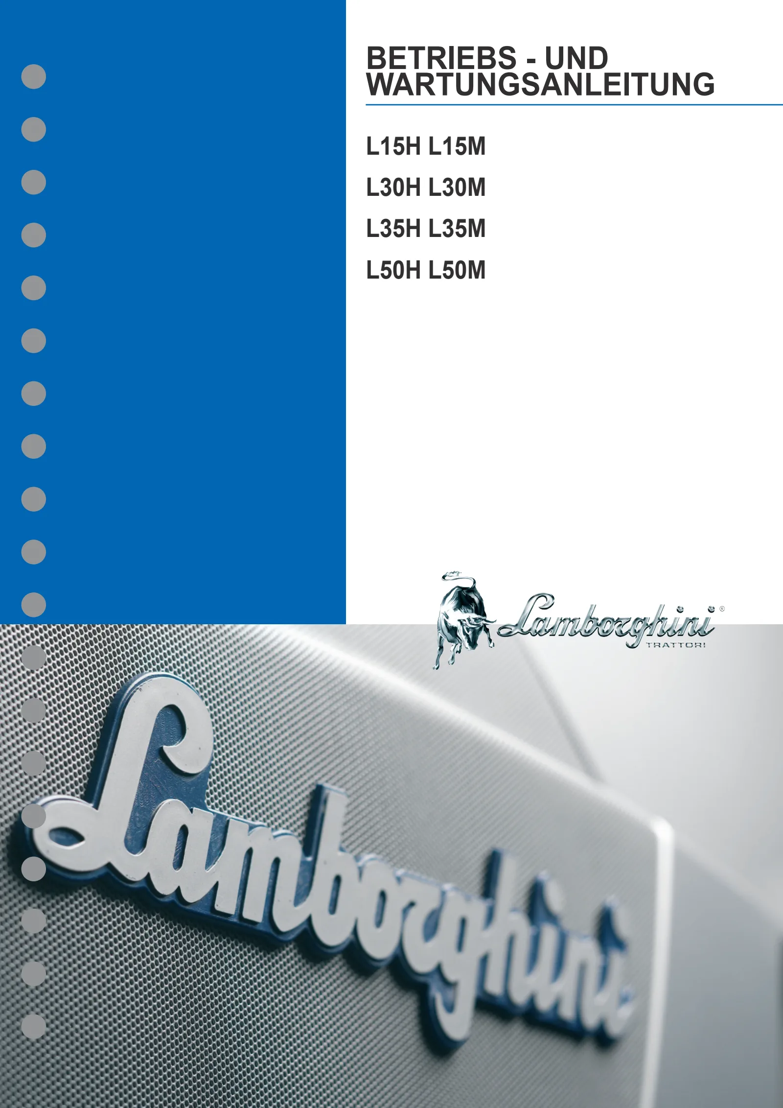 Betriebsanleitung: L15H L15M