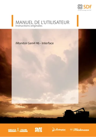 Manuel de l'utilisateur: iMonitor Gen4 H6 - Interface – manual cover