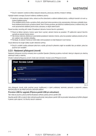 Návod k obsluze: Performance Steering – sample manual page 1