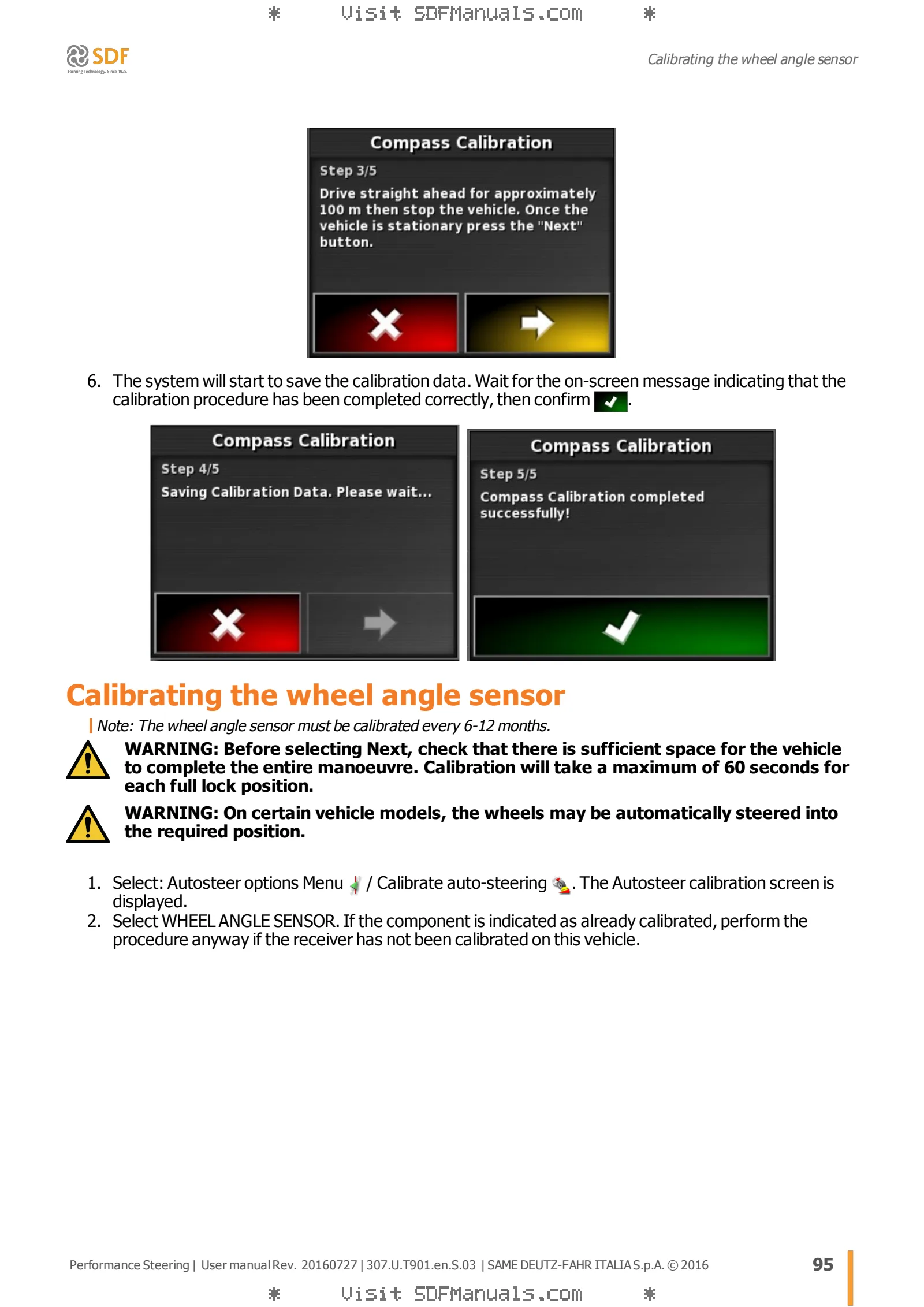 Operator's manual: Performance Steering – sample manual page 3