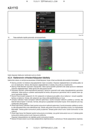 Käyttäjän opas: Performance Steering – sample manual page 3