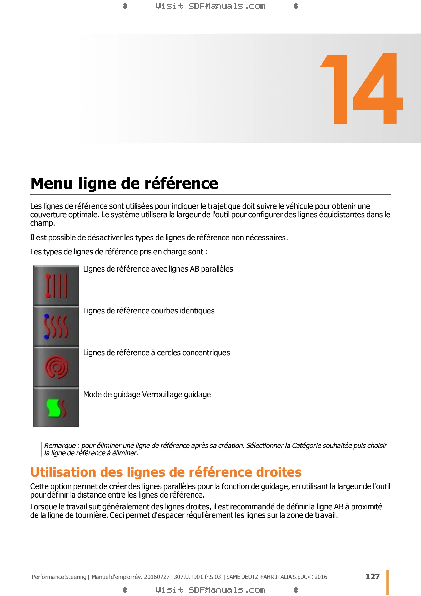 Manuel de l'utilisateur: Performance Steering – sample manual page 4