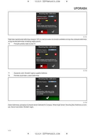 Priručnik za rukovatelja: Performance Steering – sample manual page 3