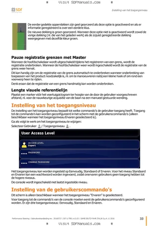 Bedieningshandleiding: Performance Steering – sample manual page 1