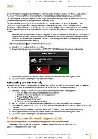 Bedieningshandleiding: Performance Steering – sample manual page 2