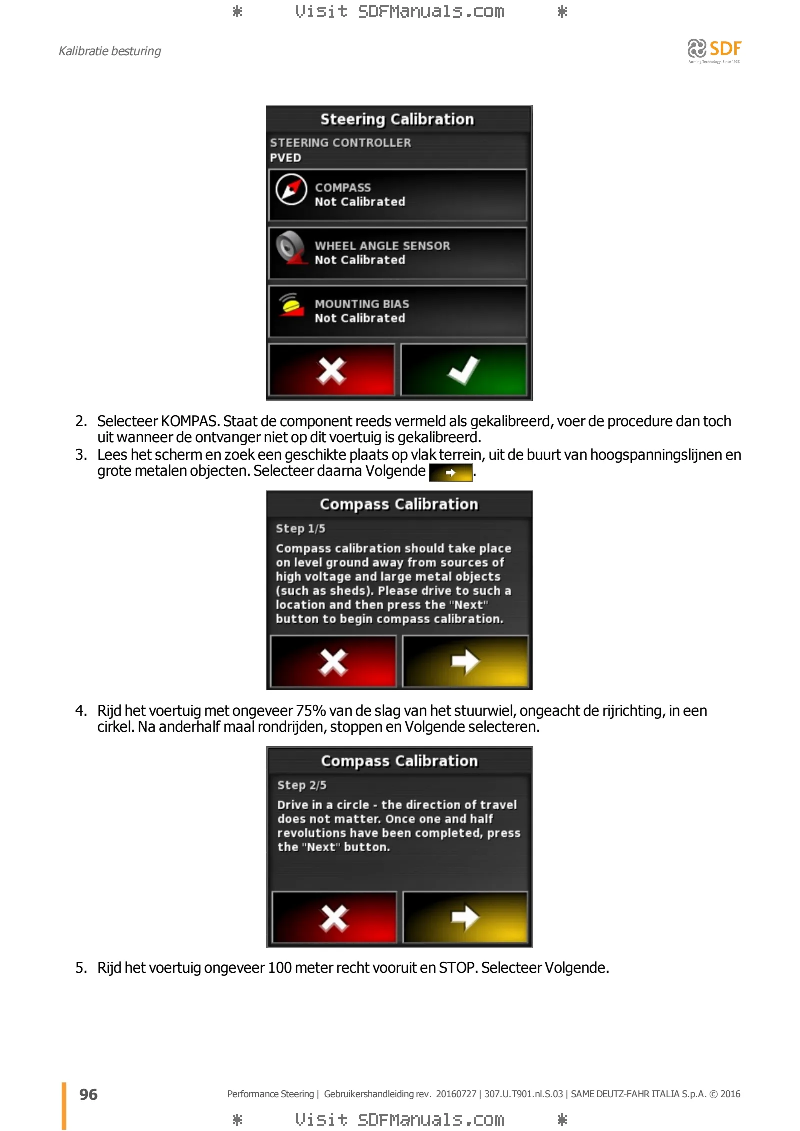 Bedieningshandleiding: Performance Steering – sample manual page 3