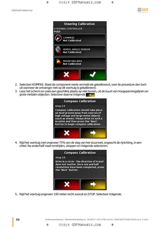 Bedieningshandleiding: Performance Steering – sample manual page 3