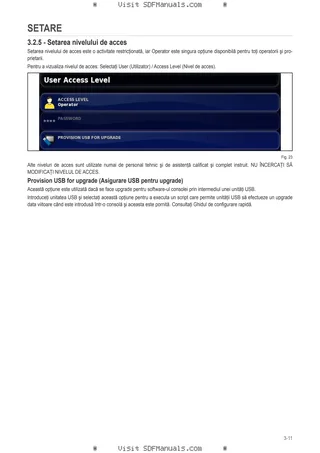 Manual de utilizare: Performance Steering – sample manual page 1