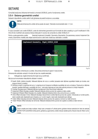 Manual de utilizare: Performance Steering – sample manual page 2