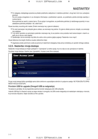 Uporabniški priročnik: Performance Steering – sample manual page 1