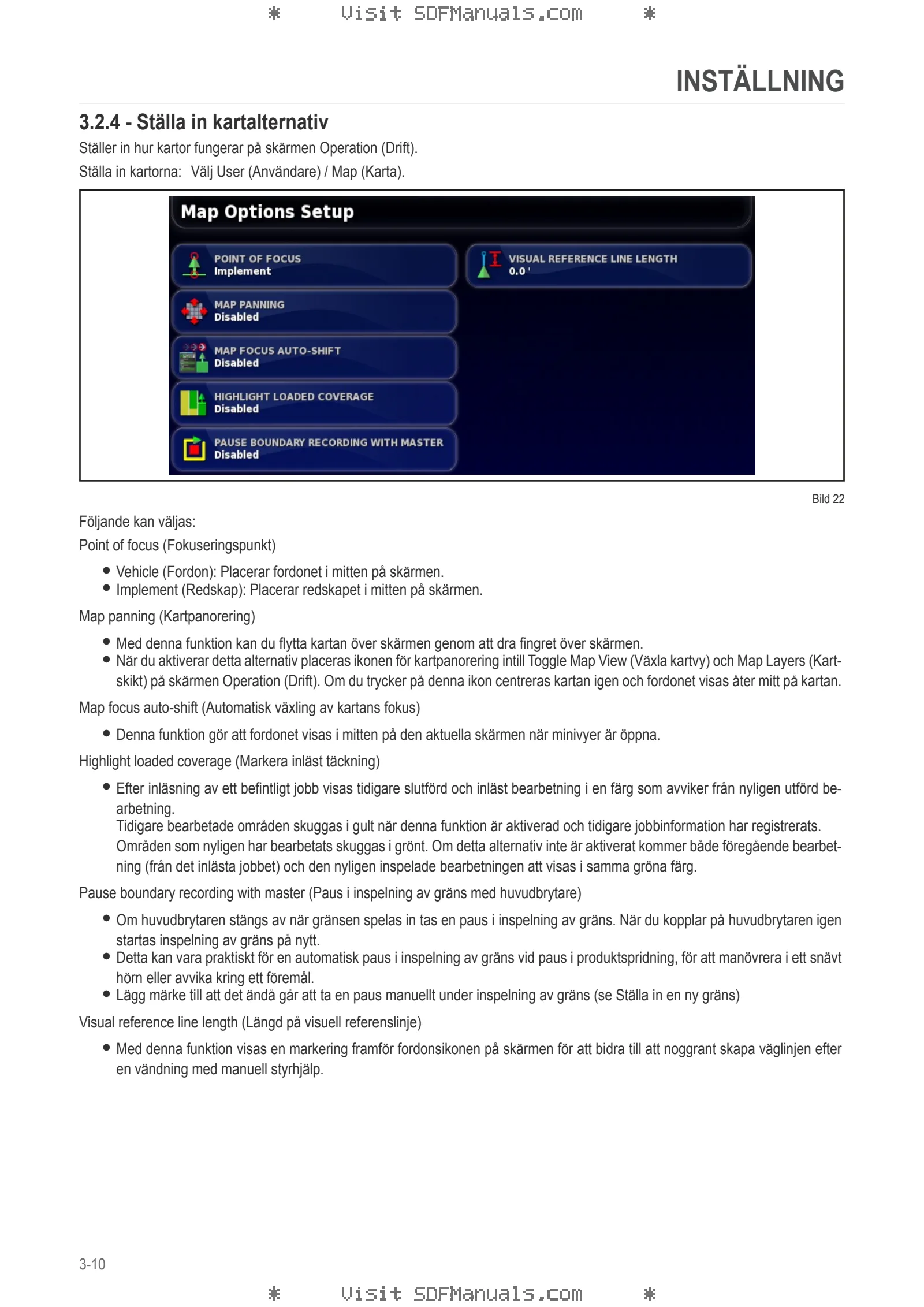 Förarhandbok: Performance Steering – sample manual page 1