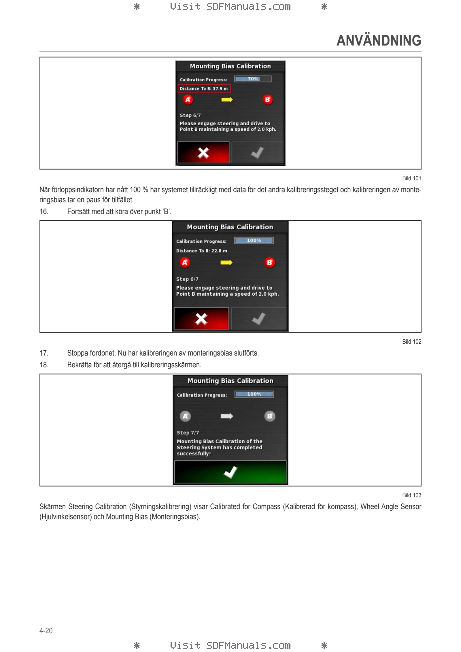 Förarhandbok: Performance Steering – sample manual page 3
