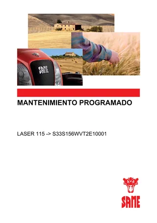 Mantenimiento programado: LASER 115 → S33S156WVT2E10001 – maintenance schedule cover